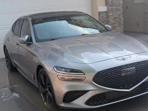 Silver Genesis G70 after a full detail